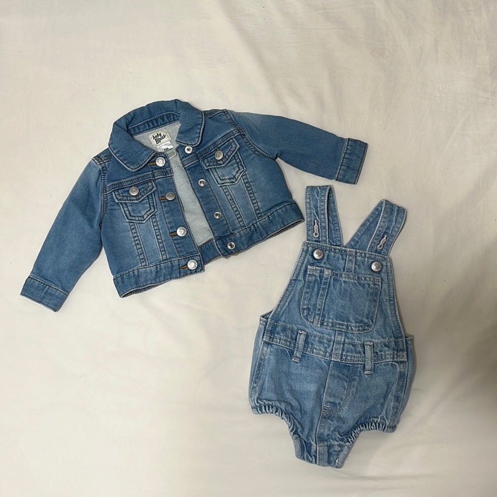 Denim baby girl outerwear 6 month